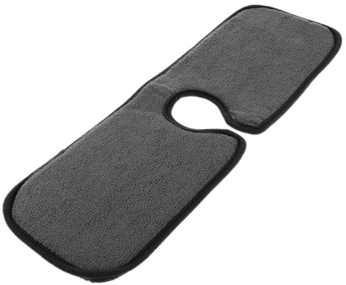 GLEAVI Lot de 4 Tapis Absorbants pour Robinet Cuisine Gris 46X15 CM Coussins Anti-Éclaboussures en Fibre Réutilisables Tapis D’Évier Pratique pour Évacuation D’Eau et Protection Plan