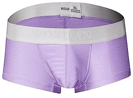 sandbank Mutande per Mutandine da Uomo in Mutandine di Nylon Solido da Uomo Porpora EU M(Tag XL)