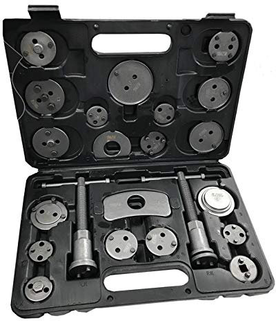 Autojack Universal Disc Brake Caliper Piston Rewind Wind Back Tool for Cars Vans and More 22 Piece Professional Pad Replacement Kit