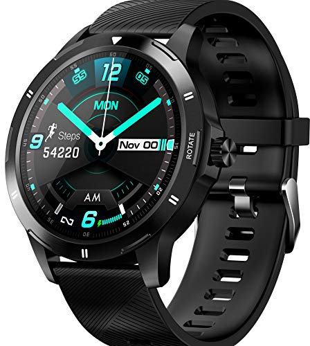 Reloj Deportivo Bluetooth, Temperatura Corporal, Presión Arterial, Monitorización del Sueño, Pulsera Elegante B