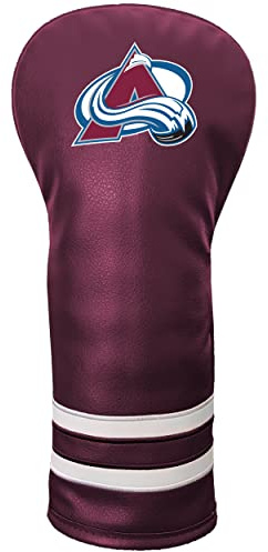 Team Golf NHL Colorado Avalanche Vintage Fairway Headcover (Color) - Printed Team Golf NHL Vintage Fairway Headcover (Printed), Fits All Fairway, Hybrid and Utility Clubs