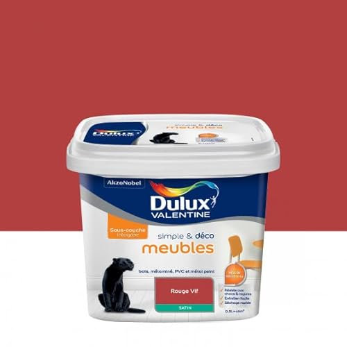 Dulux Valentine Peinture Simple & Déco Meubles Rouge Vif
