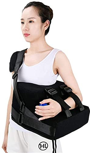 Armschlinge für Schulterverletzungen, Armschlinge für gebrochenes Handgelenk, Armunterstützung, Schulterabduktionsschlinge, verstellbare medizinische Schlinge für gebrochene und gebrochene K