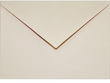 Netuno 25 Briefumschläge Creme DIN C6 11,4x16,2 cm elegant und stilvoll | 120g Keaykolour Biscuit · klassische cremefarbene Umschläge für Hochzeit, Taufe, Erstkommunion, Kommunion, Einladungen