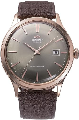Orient 'Bambino Version 4' Japanese Automatic/Hand Winding Stainless Steel and Leather Dress Watch