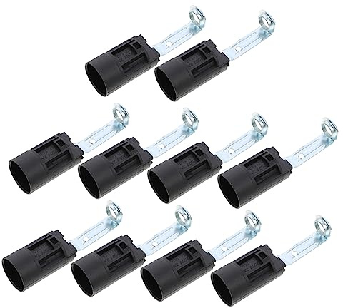 CAXUSD 10 Stück Kerzenfassung E14 Metall Candelabra Sockel Lampenhalter Für Diy Tischleuchte Wandleuchte Lichtprojekt Zuhause Dekoration