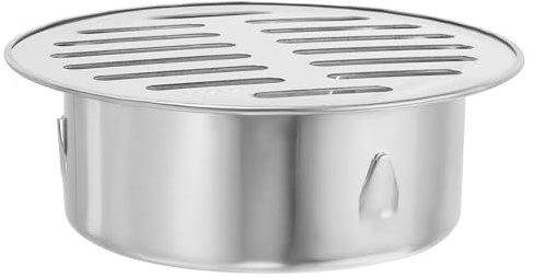PATIKIL Gutter Guard, 304 Stainless Steel Downspout Strainer, Anti-Blocking Outdoor Gutter Cleaning Tool for Blockage Leaves Debris, 2 Inch