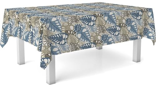 ECOMMERC3 | Rektangulär bordsduk vaxduk storlek 240 x 140 cm stil, hållbarhet och lätt att rengöra för ditt bord - oljeduk fläckbeständig och vattentät