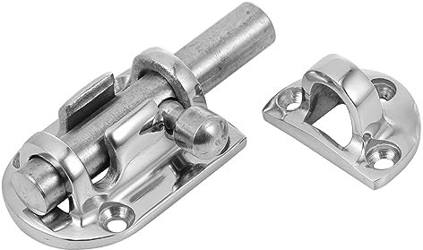 WHAMVOX Chiusura Per Porta in Acciaio Inossidabile 60 * 28mm Hardware Serratura Scorrevole Per Barche Facile Da Installare E Mantenere