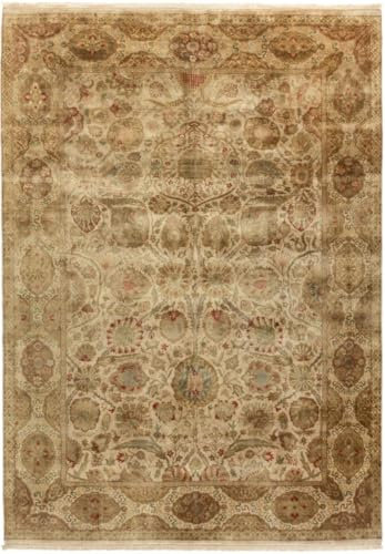 Nain Trading Indo Bidjar 307x439 Handgeknüpft Orientteppich Teppich Wolle Indien