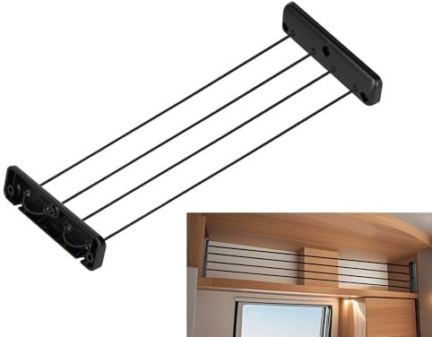 Rete da carico per camper – elastica regolabile per evitare che i bagagli cadano, organizer per furgoni e camion, soluzioni di archiviazione per roulotte, camper e furgoni