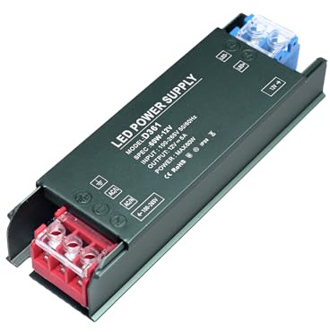 KSIBNW Netzteil 12V 5A 60W LED Trafo, Transformator 230V auf 12V Extra Dünn Treiber Netzteil Adapter Schalt Niedervolttrafo Schaltnetzteil für LED Streifen, AC 230Volt auf DC 12Volt 5A 60W