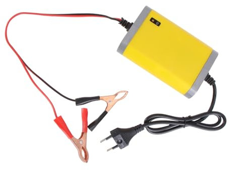 ULTECHNOVO Caricabatteria per Auto e con Display LED Caricabatteria Multifunzione per Mantenimento Batteria Sicuro e Veloce Adatto Veicoli Elettrici e Elettrici