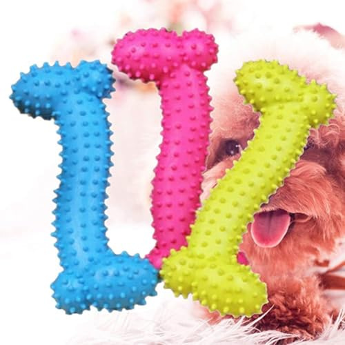 ZHXMALL 3 Stück Hundespielzeug Knochen,Kauknochen für Hunde,Hundespielzeug,Stimulierendes Spielzeug für Welpen und Längere Beschäftigung für Welpen/kleine Hunde
