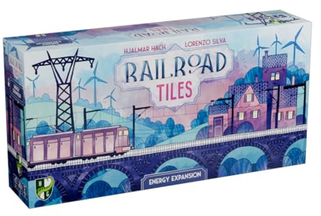 Horrible Guild | Railroad Tiles: Energy Expansion | Expansión De Colocación De Losetas con Aerogeneradores Y Cables De Energía | 1-4 Jugadores | 30 Minutos