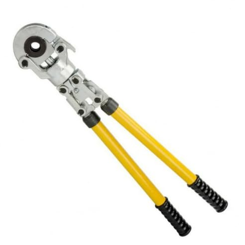 Bffcnl Pinza Crimpatrice a Cricchetto senza Sforzo Pressatrice Manuale Ergonomica Utensile per Idraulica, Installazione di Tubature, Manutenzione Domestica