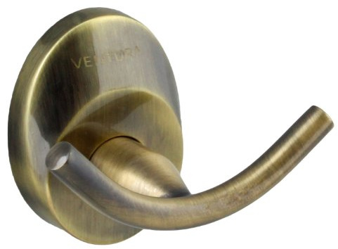 Daloual Doppelter Handtuchhaken/Handtuch Haken/Halter - Serie: Old Brass