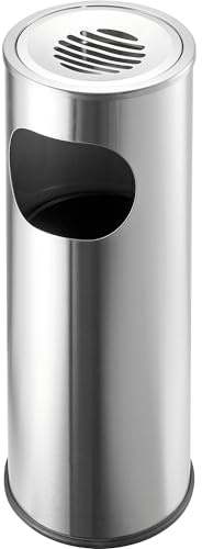 helit H2516000 - Edelstahl-Standascher, mit Innenbehälter, silber