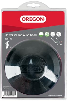 Oregon Tap-and-Go 109 mm Trimmerkopf | für Gras, Unkraut und dichte Vegetation, für Trimmer und Grasschneider von Stihl, Bosch, Ryobi, Worx und mehr