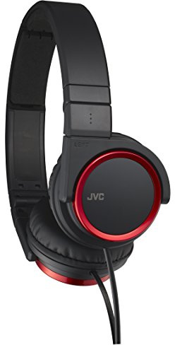 JVC Has 400 Rouge Casque Supra aural Pliable 3 façons Rouge