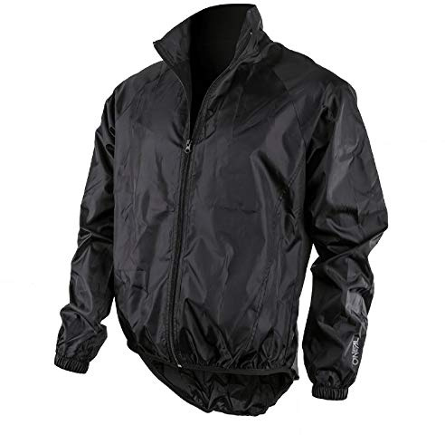 O’Neal Breeze Veste de pluie compacte, respirante pour moto tout terrain, Enduro MX motocross, VTT, 1106–10, noir Large noir
