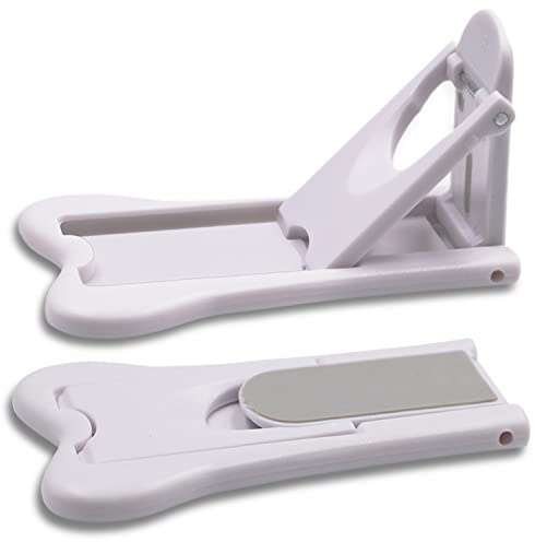 Sliding Door Lock for Child Safety, Window Stoppers for Vertical Windows, Sliding Glass Door Lock for Baby Proof (2 Pack)