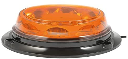 Ryme Automotive LED gyrophare signalisation d'urgence pour voiture, tracteur, camion, lumière ambre R65, connexion allume-cigare, base magnétique