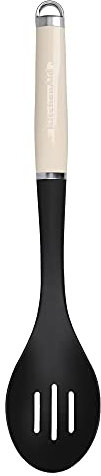 KitchenAid Nylon Slotted Spoon – Almond Cream