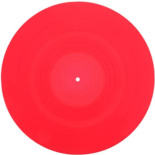 Milisten Vinyl-Schallplatten-Matte aus Silikon, Plattenspieler-Zubehör