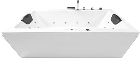 Basera® PREMIUM Indoor Whirlpool Badewanne Naxos (200 x 90 cm)