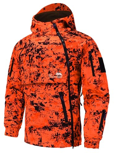 Full mundur Orange Camo Jagd Jacke jagd anorak Militär jacke Taktische jacke tracksuit top für Herren Windstop Wasserabweisend