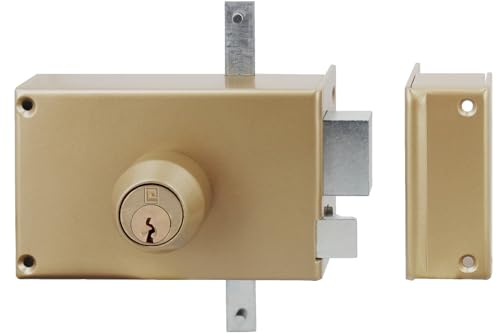 Serrure 3 points en applique MX4500 5 goupilles 5G horizontale fouillot droite cylindre de 45mm - HERACLES - MX-4504-5G-1