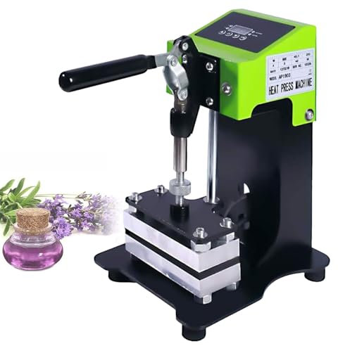 Kolophonium-Hitzepressmaschinen, tragbare Hitzepressmaschine, Hitzepresse, 600 W, Hitzepresse zum Verkleben, Trocknen von Blumen, Extraktion von PU-Lederblumenpflanzen, Hochdruck-Kolophoniumöl