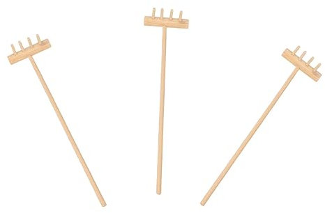 CORHAD 3pcs Mini Zen Garden Rakes Meditation Sand Rake Crafts for Boys and Girls Zen Garden Tools and Accessories for Tabletop Sand Play