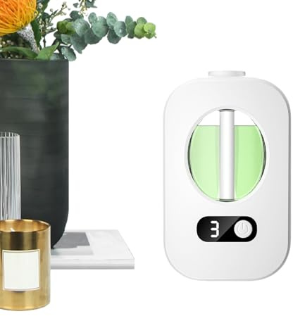Doiyislem Macchina Diffusore di Fragranze,Macchina Diffusore Oli Profumati Intelligente - Apparecchio da Parete Ricaricabile con Timer per Camera da, Hotel, Dormitorio, Spa, Stanza Studio, Spazio