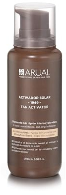 ARUAL Activador Bronceador Solar, 200 ml.