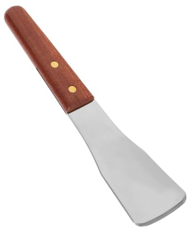 Hemobllo Spatule à Glace Inox avec Manche Ergonomique Pelle à Dessert et Polyvalente pour Fruits et Salades