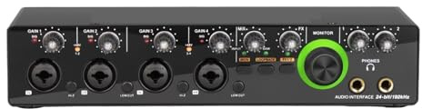 Interface Audio Carte Son Convertisseur AD Avec Surveillance Guitare Électrique Enregistrement En Direct For Studio Chant Podcast