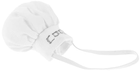MOLUCKFU Miniature Cook Hat for Dolls Soft Polyester Chef Cap for Pretend Play Doll Supplies for Role Play Lightweight and Portable Cooking Hat for Dress Up and Interactive Fun