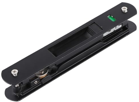 HEEPDD Cerradura para Puerta Corrediza de Patio, Cierre de Gancho de Acero Inoxidable, Fácil Instalación, Funcionamiento Seguro para Puertas y Ventanas de Vidrio Móviles