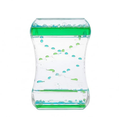 KIXZSAZ Begeistern Sie Kinder mit sensorischen Spielzeugen mit Flüssigkeitsbewegungen: Visueller Timer mit Farbverlaufseffekt, dynamische Zeitvisualisierung, Sanduhr für Kinder, Typ+3