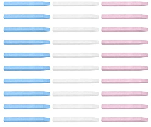 Toyvian Set 30 Bastoncini per Cuticole in Pietra per Manicure e Pedicure, Superficie Levigata Fine e Struttura Robusta, Attrezzi per Unghie per Donne e Ragazze