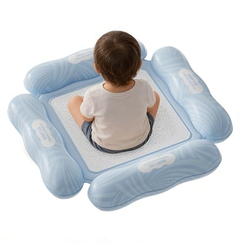 Inflatable Floating Chair, Portable Heavy Duty Pool Float for Lakes, Backyard, and Hotels with Pvc Leakproof Material, Comfortable Water Hammock Lounge with Pump Included Providing Easy Inflation, Rel