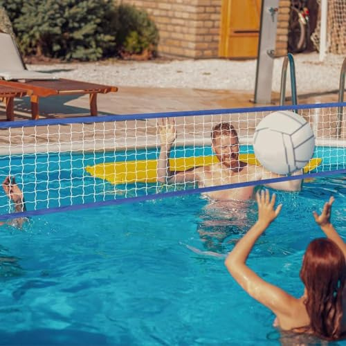 Rete Pallavolo Piscina, Rete Da Pallavolo Per Piscina E Giardino, Rete Portatile Per Beach Volley, Gioco Acquatico E Outdoor (450x90cm)