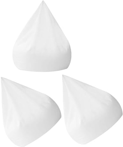 NUOBESTY 3 Piezas Relleno para Saco con Partículas de Espuma y Funda Interior de Malla Transpirable para Sofá Perezoso Cómodo y Duradero