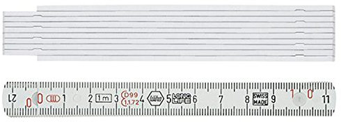 Wiha 27062 - Metro Plegable 4101000 Longlife 1 m Ref. 41010002, 1mm