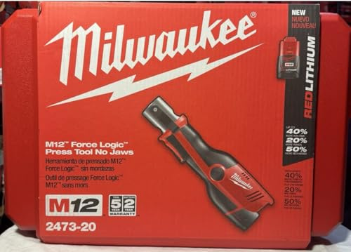 Milwaukee 2473-20 M12 Force Logic Presswerkzeug, keine Backen