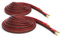 Micca Lot de 2 câbles d'enceinte en cuivre pur avec fiches banane plaquées or, 14 AWG