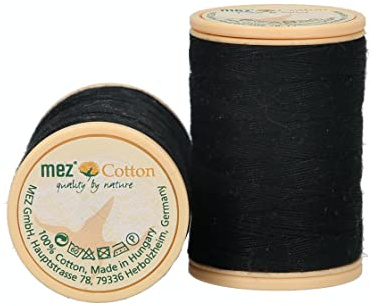 MEZ 4662030-09750 Nähgarne, 100% Baumwolle, 9750, Stärke 30, 200m, 19 Gramm