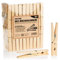 com-four® 100x Wäscheklammern XXL aus Holz - Holzklammern aus Birkenholz - unbehandelte Holzwäscheklammern zum Wäscheaufhängen, ca. 10 cm - robuste Holzklemmen zum Basteln (100 Stück - Birke - XXL)
